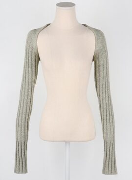 Grey Knit Cropped Cardigan | Minnie - (G)I-DLE