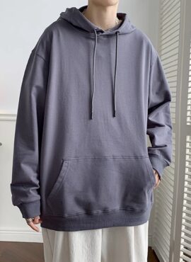 Grey Drawstring Hoodie | Jungkook - BTS