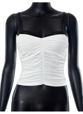 White Padded Camisole Top | Mina - Twice