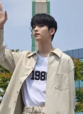 White 1988 Printed T-Shirt | Soobin - TXT