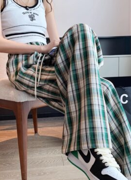 Green Plaid Comfy Pants | Taehyung - BTS