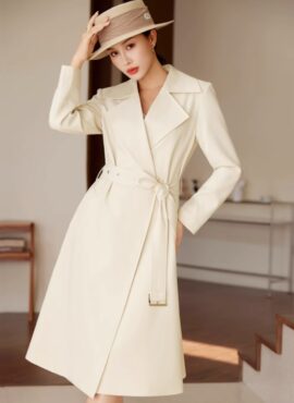 White Chic Trench Coat | Cheon Sa Rang - King The Land