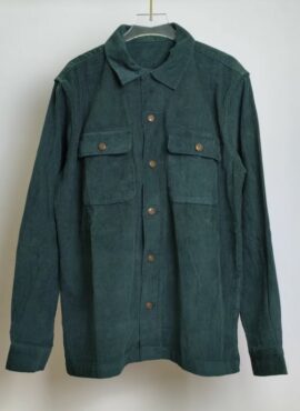 Green Corduroy Button-Up Jacket | Jay - Enhypen