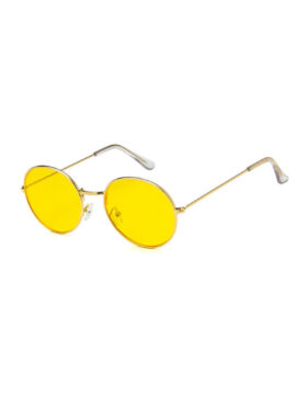 Yellow Round Frame Sunglasses | Taehyung - BTS