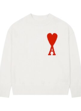 White 'A' Heart Sweater | Taeil - NCT