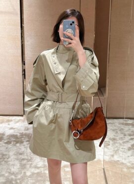 Beige Trench Style Dress | Danielle - NewJeans